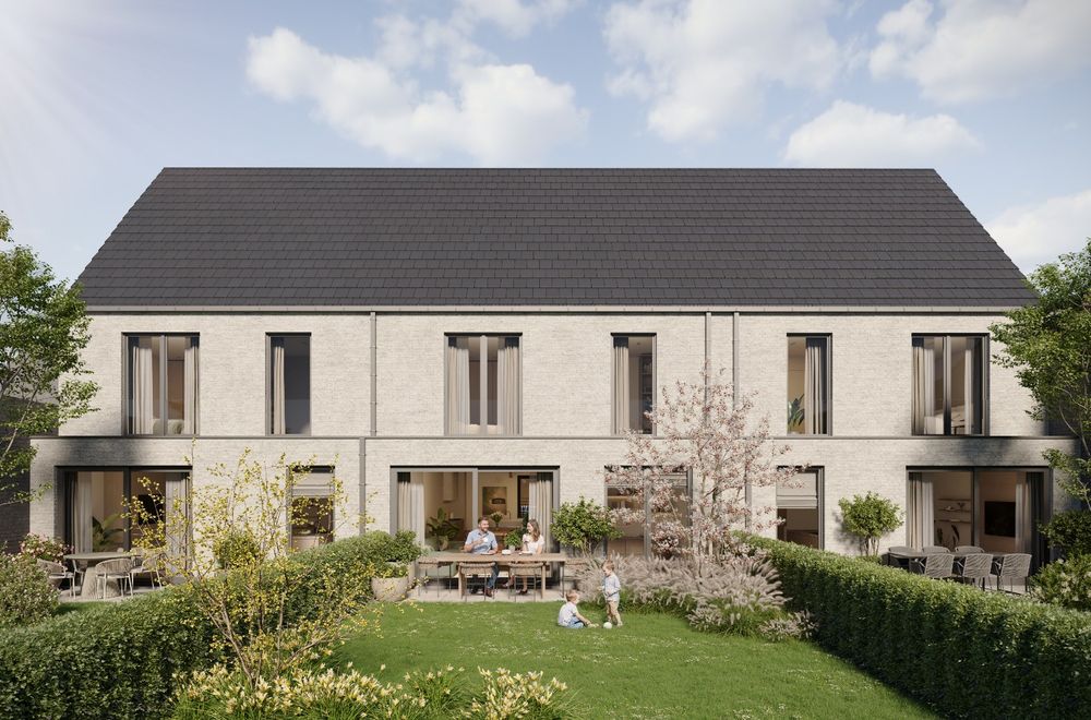 Vastgoedfoto van onroerend goed 8791994, Knappe nieuwbouwwoningen in het centrum van Zulte. Aankoop met 6% BTW mogelijk.