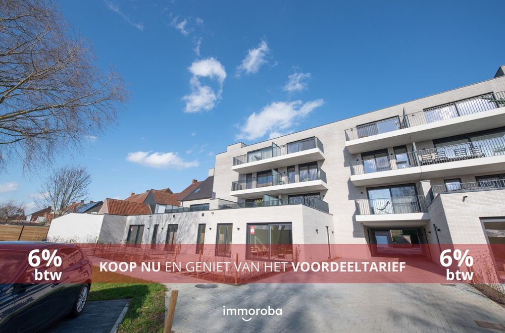 Vastgoedfoto van onroerend goed 8871785, Gelijkvloers nieuwbouwappartement met 2 slaapkamers, tuin & terras  Residentie Albert & Jerome
