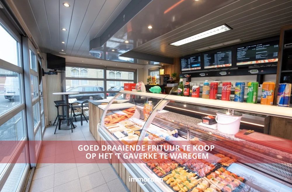Vastgoedfoto van onroerend goed 8931406, Goed draaiende frituur te koop op het Gaverke te Waregem!